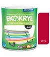 Ekokryl Lesk V2062 0812 jasná červená - vrchná akrylátová farba na drevo a kov 0,6l