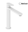 EL 014.11WV Umývadlová stojacia batéria BeCool 220 mm bez odtokovej armatúry, White Velvet
