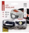 Emos LED Čelovka, HL-H0520, 1W+2 červené LED, 3xAAA