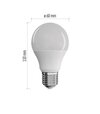 Emos Žiarovka LED Classic A60 8W E27, neutrálna biela
