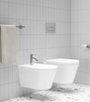 ES 056.10WV Bidetová stojacia batéria 154 mm bez odtokovej armatúry, White Velvet