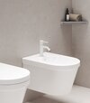 ES 056.10WV Bidetová stojacia batéria 154 mm bez odtokovej armatúry, White Velvet