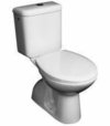 Euroline WC kombi klozet zvislý odpad + sedátko