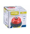 Extol Craft Kefa oceľová hrncová s vlnitým drôtom 75mm M14x2
