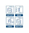 Extol Craft Pištol sponkovacia, spona 1,2mm 4-14mm