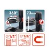 Extol Premium Držiak magnetický na laserovú vodováhu 1/4` 8823920