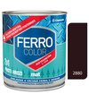 Ferro Color U2066 Mat 2880 tmavohnedá Základná a vrchná farba na kov 0,75l