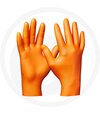 Gebol Orange Nitril Ultra Grip Jednorázové rukavice 50ks L