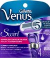 Gillette Venus Swirl Dámske náhradné hlavice s 5 čepieľkami 4ks
