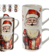 Hrnček vianočný 265ml sada 2ks porcelán mix