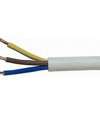 Kabel CYSY 4Gx0.75 H05VV-F biely kruh
