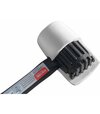 Kladivo gumené biele 85mm/910g sklolaminátová násada