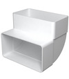 Koleno vertikálne 220x55/90° pre ploché potrubie