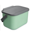 Kôš na BIO odpad 6L 24.5x19x17.5cm zeleno-sivý