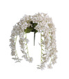 Kvety biele visiace 64cm
