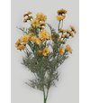 Kvety lúčne umelé žlté 58cm