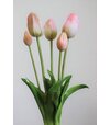 Kytica tulipánov ružová umelá 46cm