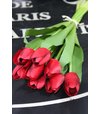 Kytička tulipánov červená umelá 40cm
