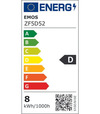 LED žiarovka Filament A60 / E27 / 7,8 W (75 W) / 1060 lm / Teplá biela