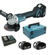 Makita DGA504RTJ Brúska uhlová AKU Lion 18V 125mm 2x5.0Ah BL