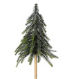 Ozdoba zapichcovacia stromček osnežený 25cm