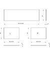 Panel čelný MDF 180, dub