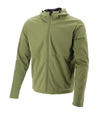 Pánska bunda s kapucňou DEDRA BH63B01-XL, ľahká, veľkosť XL, membrána, zelená