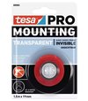 Páska tesa PRO 66965 montaž.priehladná 1,5mx19mm( červená/ gel.)