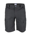 Pracovné šortky, krátke pracovné nohavice, DEDRA BH31BST-M, rip-stop + spandex, veľkosť M, gramáž 220g/m2, sivé