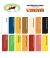 Prášková farba fasádna 2,5kg Modrá PAM