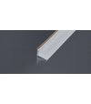 Profil ukončovací kútový samolepiaci AL elox lakovaný biely 20x15mm 0,22mm 2,7m