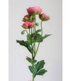 Ranunculus ružový umelý 61cm