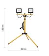 Reflektor LED 2x20W Hobby Slim neutrálna biela + trojnožka