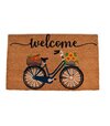Rohož 45x75cm pvc+kokos Welcome bicykel