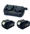 Sada Procraft S20-4/20-2, 2 x batéria 20V 4Ah 20/4 a nabíjačka na dve batérie 20/2