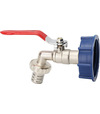 Sada Strend Pro ventil 1/2` (Zn redukcia 3/4`) + plastová redukcia 60mm + výpust 3/4` na IBC nádrž Pozink