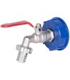 Sada ventil 1` + plastová redukcia 60mm + výpust 3/4` na IBC nádrž