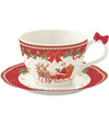 Šálka s podšálkou Christmas Heritage R3431CHER