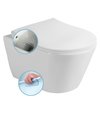 SAPHO Avva WC závesné s bidetovou sprškou, rimless, 35,5x53cm