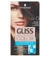 Schwarzkopf Gliss Color Farba na vlasy č.4-0 Prirodzene tmavohnedý