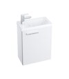 Skrinka pod umývatko SD Chrome II korpus skrinky 40, biela, madlo 152 mm, biela