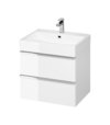 Skrinka Virgo 60 S522-017 pod umývadlo biela, chróm