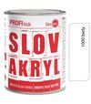 Slovakryl Profi Lesk biely 1000/RAL9003 0.75kg