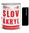 Slovakryl Profi Lesk čierny 1999/RAL9005 0.75kg