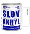 Slovakryl Profi Mat biely 0100/RAL 9003 5kg