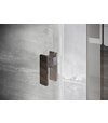 Sprchové dvere dvojdielne NDOP2 110, lesk+transparent