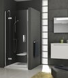 Sprchové dvere dvojdielne SMSD2 110 A-P, lesk/chróm+transparent