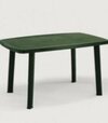 Stôl Faretto zelený 100x68x72cm