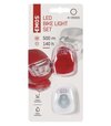 Svietidlo na bicykel LED predné + zadné P3921 na 2× CR2032 10lm