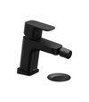TD F 055.20BL Bidetová stojacia batéria 145 mm s odtokovou armatúrou ClickClack, čierna